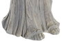 DKD Home Decor Figura de Buda Gris en Fibra de Vidrio