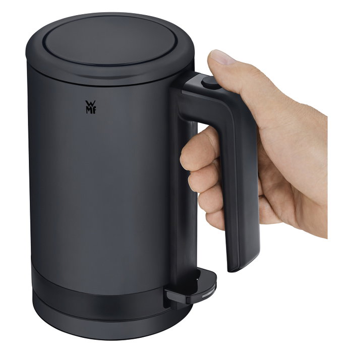 WMF KÜCHENminis 0413140071 Wasserkocher 0,8 L, 1800 W, Negro, Acero Inoxidable