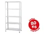 Ar storage Estantería Metálica 180x90x40 cm Blanca 5 Estantes 80 kg por Estante