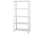 Ar storage Estantería Metálica 180x90x40 cm Blanca 5 Estantes 80 kg por Estante
