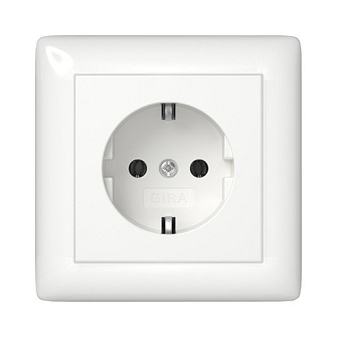 GIRA 444003 Toma de corriente Schuko Blanco GIRA 444003 Toma de corriente Schuko Blanco