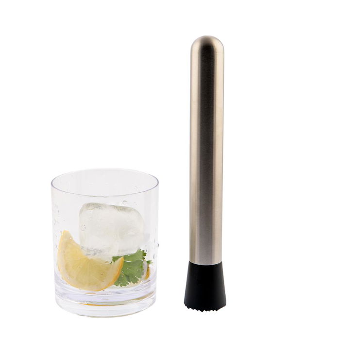 Mortero Acero y Polipropileno Cocktail Koala 3,2x20,4 cm (12 Unidades)