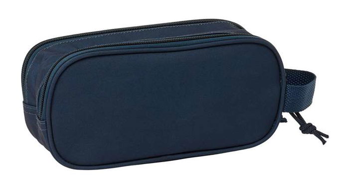 Portatodo Doble Real Madrid C.F. Blanco Azul marino 21 x 8 x 6 cm