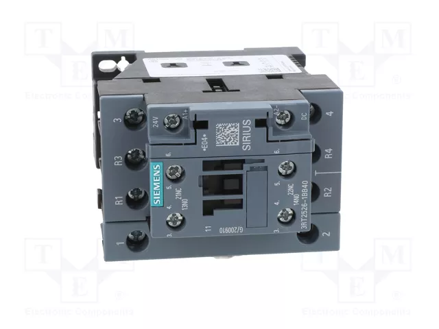 SIEMENS 3RT2526-1BB40 Contactor 4-polar 24V DC