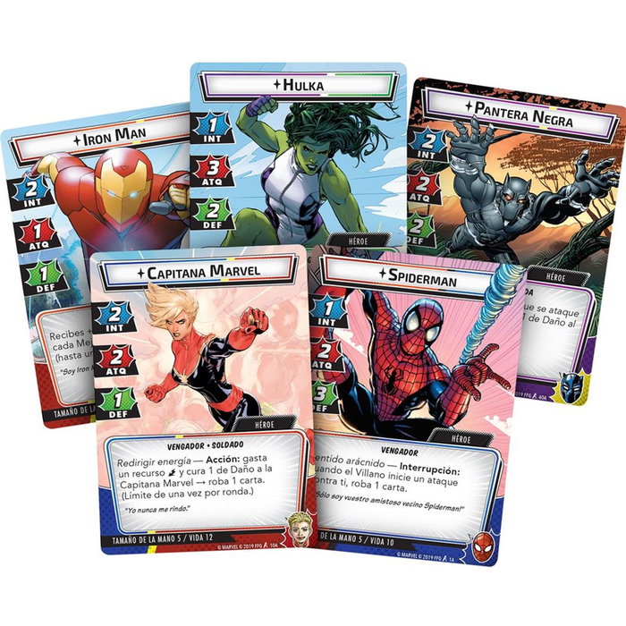 Fantasy Flight Games Marvel Champions: El juego de cartas - Juego de mesa cooperativo LCG de superhéroes para 1-4 jugadores - Edición en español Fantasy Flight Games Marvel Champions: El juego de cartas - Juego de mesa cooperativo LCG de superhéroes para 1-4 jugadores - Edición en español