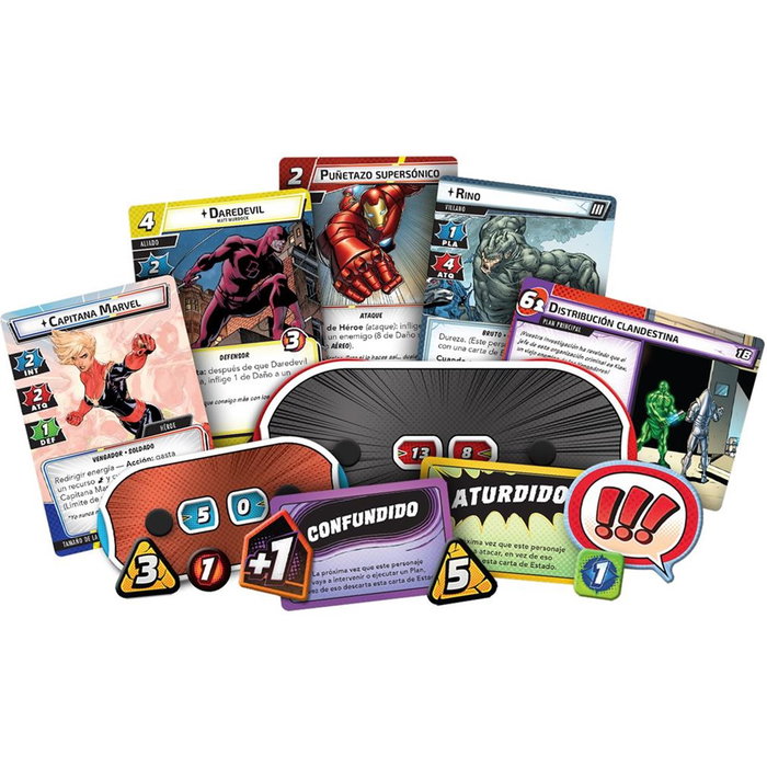 Fantasy Flight Games Marvel Champions: El juego de cartas - Juego de mesa cooperativo LCG de superhéroes para 1-4 jugadores - Edición en español Fantasy Flight Games Marvel Champions: El juego de cartas - Juego de mesa cooperativo LCG de superhéroes para 1-4 jugadores - Edición en español