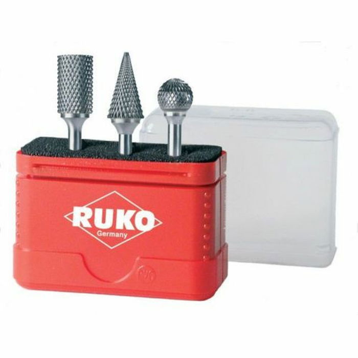 Set de fresas multiuso RUKO Metal duro (HM) 3 Unidades Set de fresas multiuso RUKO Metal duro (HM) 3 Unidades
