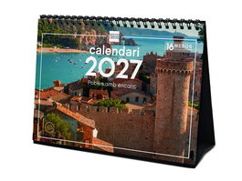 Finocam Calendario de Sobremesa 2027 Pueblos Bellos