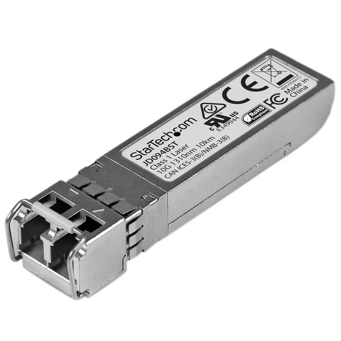 StarTech.com Módulo Transceptor SFP+ Compatible HPE JD094B - 10GBASE-LR - Monomodo 10GbE SFP+ LC 10km - 1310nm StarTech.com Módulo Transceptor SFP+ Compatible HPE JD094B - 10GBASE-LR - Monomodo 10GbE SFP+ LC 10km - 1310nm