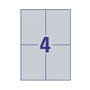 AVERY Zweckform Etiquetas de identificación 105,0 x 148,0 mm