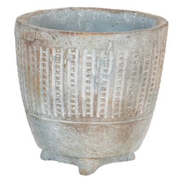 Macetero Cemento Decoración 11,50 X 11,50 X 11,50 cm (Set de 6)