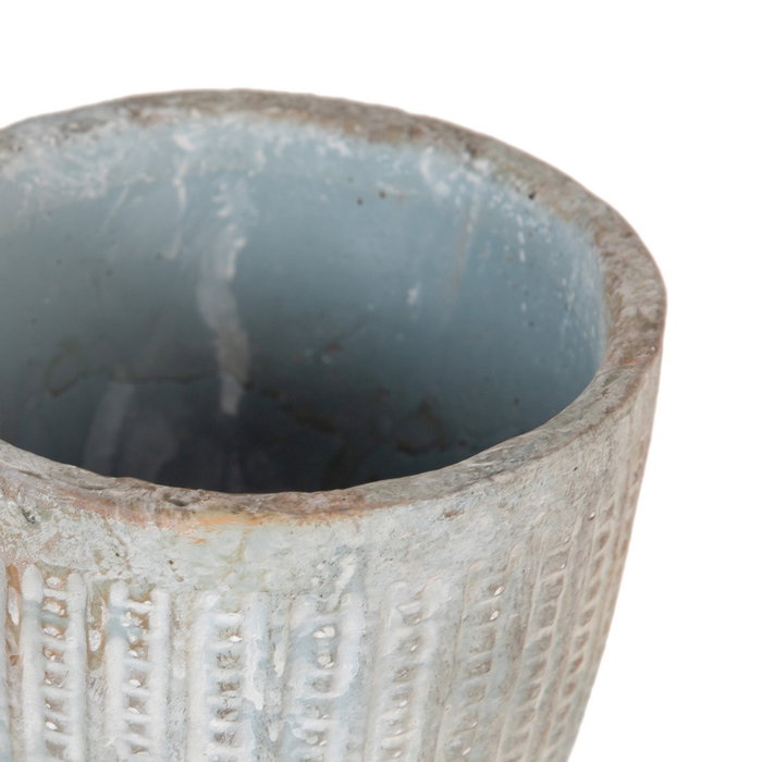 Macetero Cemento Decoración 11,50 X 11,50 X 11,50 cm (Set de 6)