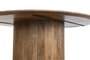 DKD Home Decor Mesa Comedor Natural Mango 120 x 120 x 76 cm
