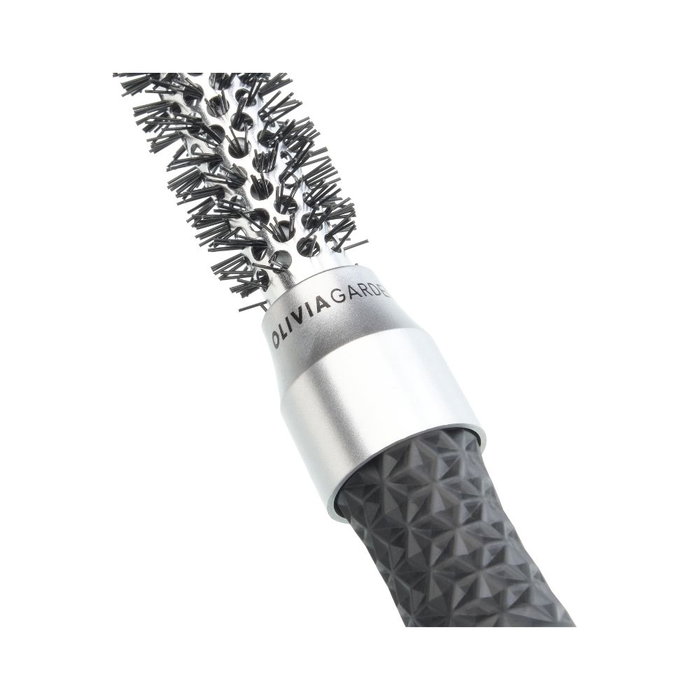 Olivia Garden ESSENTIAL BLOWOUT CLASSIC Cepillo Redondo para Secado y Estilizado Plata #10 - 1 Unidad
