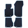 OCC Design Alfombrillas Coche BMW E36 Serie 3 Cabrio 1993-1999, Juego de 5 Piezas con Ribete Azul y Antideslizante, Ref: OCCBW0003BL