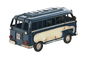 DKD Home Decor Vehiculo Bus Decoracion Vintage Azul Blanco Metal 4 Unidades 7 x 8 x 17 cm