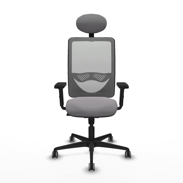 PIQUERAS Y CRESPO Silla de oficina Zulema Gris con mecanismo Sincro PIQUERAS Y CRESPO Silla de oficina Zulema Gris con mecanismo Sincro