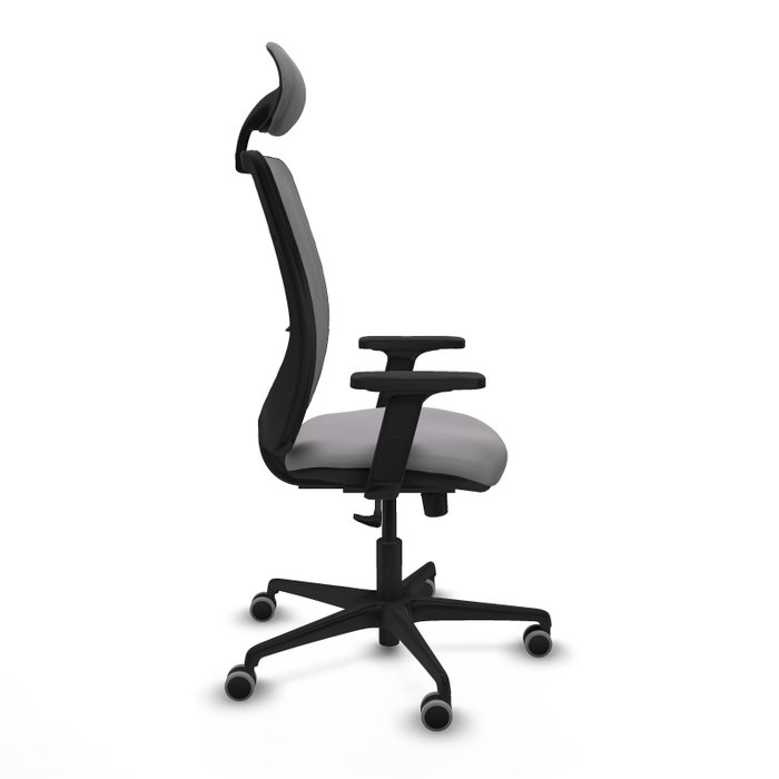 PIQUERAS Y CRESPO Silla de oficina Zulema Gris con mecanismo Sincro PIQUERAS Y CRESPO Silla de oficina Zulema Gris con mecanismo Sincro