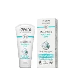 LAVERA Basis Sensitiv Crema de Día Hidratante para Piel Normal y Mixta, 50 ml