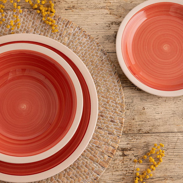 Quid Plato Hondo Cerámico Calypso 21,5 cm (12 Unidades) Blanco Quid Plato Hondo Cerámico Calypso 21,5 cm (12 Unidades) Blanco