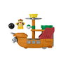 Fisher-Price Little People Bowser's Ship Barco de Juguete con Figura y Cañón, Licencia Super Mario, Juguete de Empuje +12 Meses, Referencia Jhg62