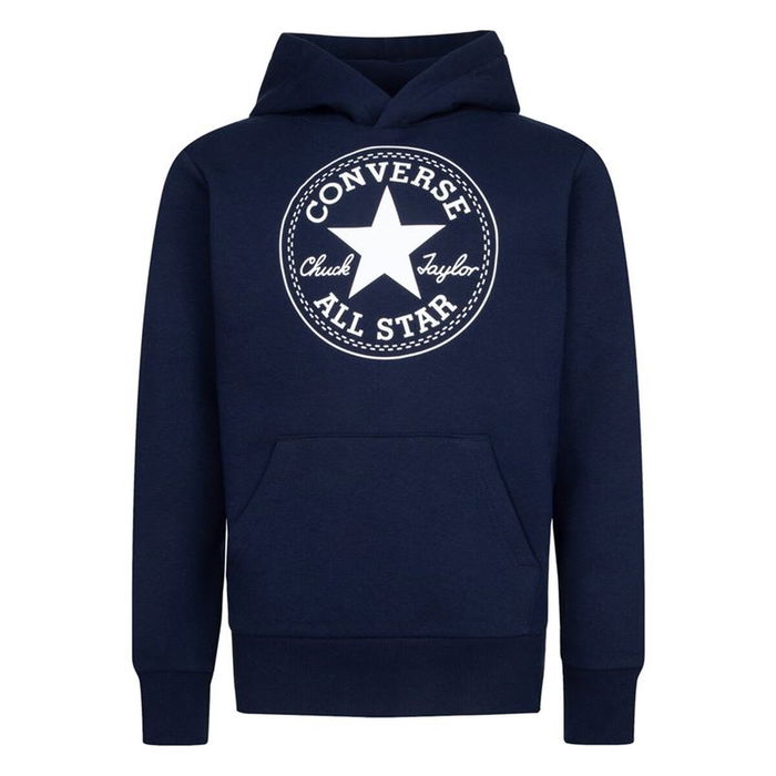 Sudadera con Capucha Niño Converse Chuck Taylor Patch Core Azul marino