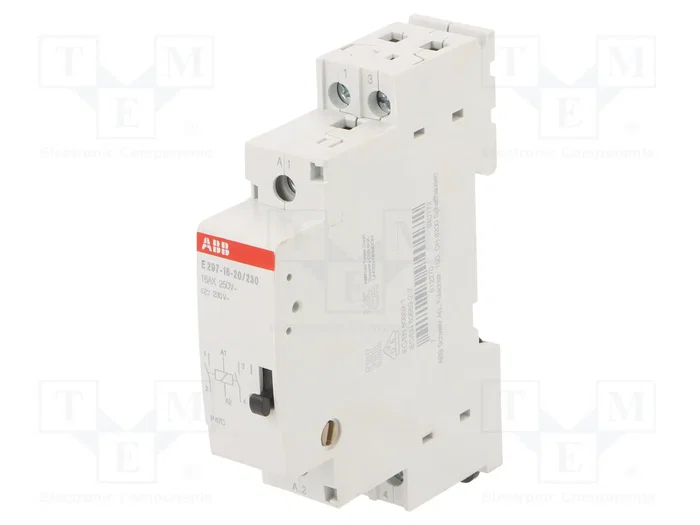 ABB E297 Relé de instalación 230VAC NA x2 ABB E297 Relé de instalación 230VAC NA x2