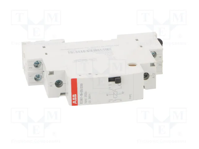 ABB E297 Relé de instalación 230VAC NA x2 ABB E297 Relé de instalación 230VAC NA x2