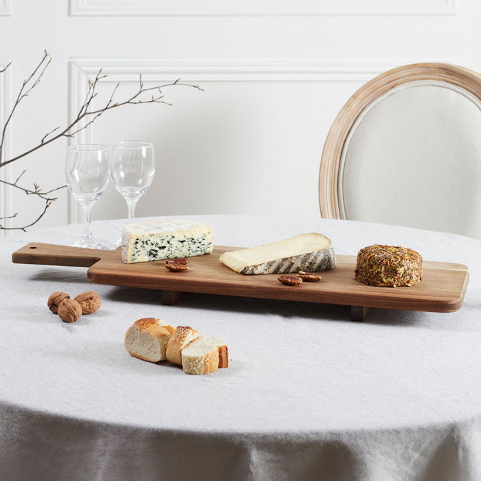 Home Deco Factory Tabla Servir Acacia Cocooning con Pies 60 cm Home Deco Factory Tabla Servir Acacia Cocooning con Pies 60 cm