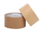 Q-connect Cinta Adhesiva Kraft para Embale Q-connect 50 m x 50 mm, 130 Micras, Papel 60 g/m², Reciclable y Escribible