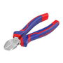 Workpro Alicate Corte Diagonal 180 mm Acero al Carbono Forjado Mango Bimaterial Azul y Rojo