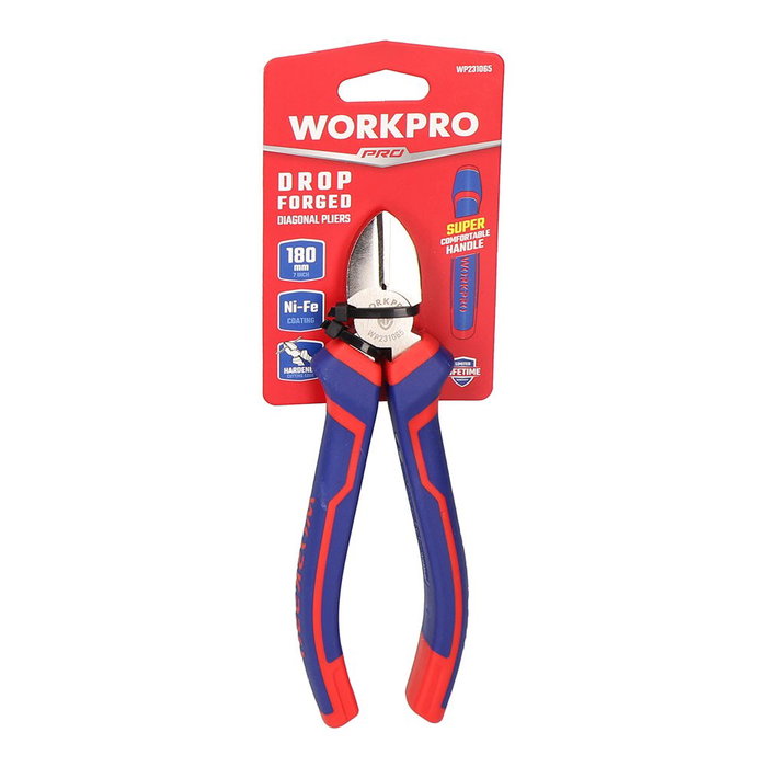 Workpro Alicates de corte diagonal 180 mm