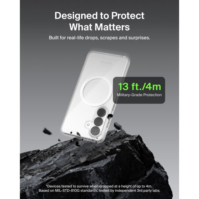 Belkin SheerForce Protect S26 Transparente para Samsung Galaxy S26 Belkin SheerForce Protect S26 Transparente para Samsung Galaxy S26