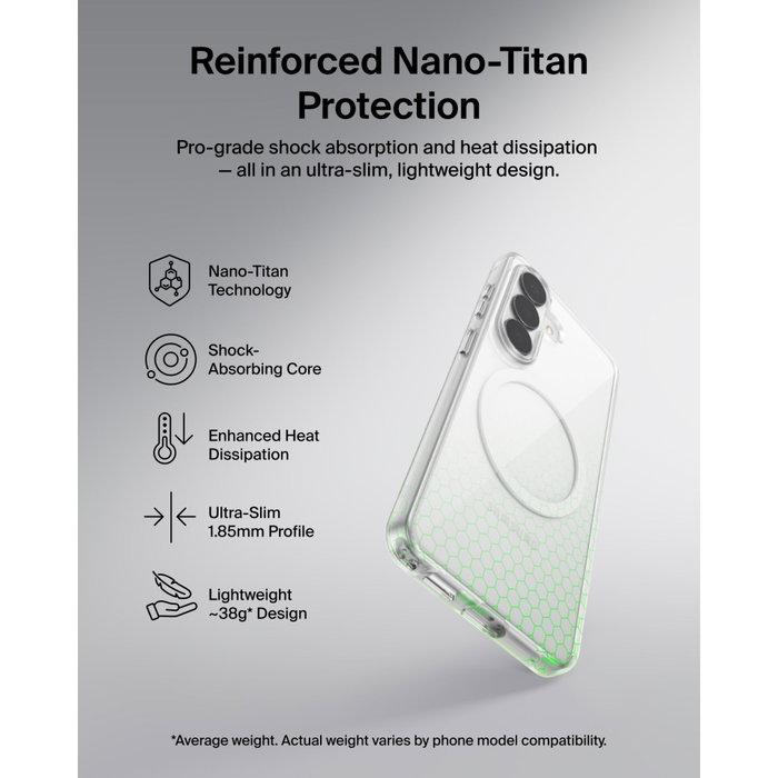 Belkin SheerForce Protect S26 Transparente para Samsung Galaxy S26 Belkin SheerForce Protect S26 Transparente para Samsung Galaxy S26