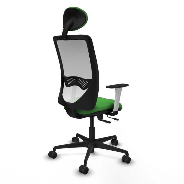 PIQUERAS Y CRESPO Silla de oficina Zulema Verde y Blanco