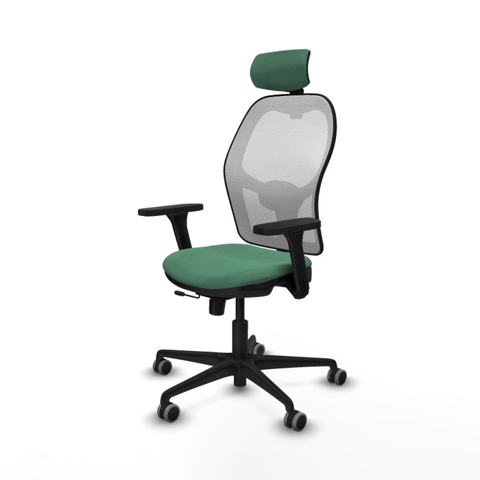 PIQUERAS Y CRESPO Silla de oficina Jorquera Verde esmeralda y Blanco PIQUERAS Y CRESPO Silla de oficina Jorquera Verde esmeralda y Blanco
