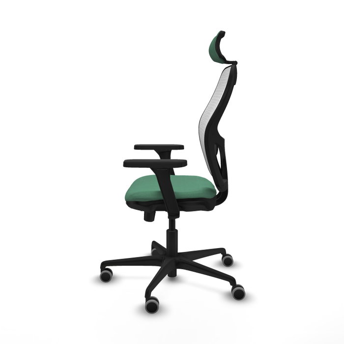 PIQUERAS Y CRESPO Silla de oficina Jorquera Verde esmeralda y Blanco PIQUERAS Y CRESPO Silla de oficina Jorquera Verde esmeralda y Blanco