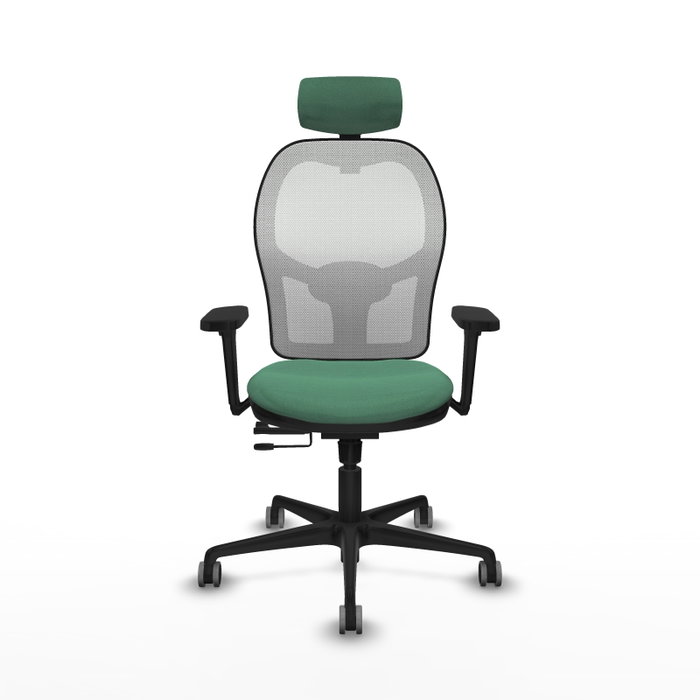 PIQUERAS Y CRESPO Silla de oficina Jorquera Verde esmeralda y Blanco PIQUERAS Y CRESPO Silla de oficina Jorquera Verde esmeralda y Blanco