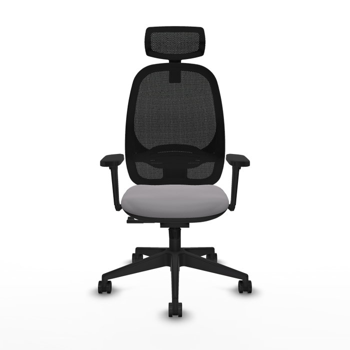 PIQUERAS Y CRESPO Silla de oficina Cilanco con mecanismo Sincro, Gris y Negro PIQUERAS Y CRESPO Silla de oficina Cilanco con mecanismo Sincro, Gris y Negro