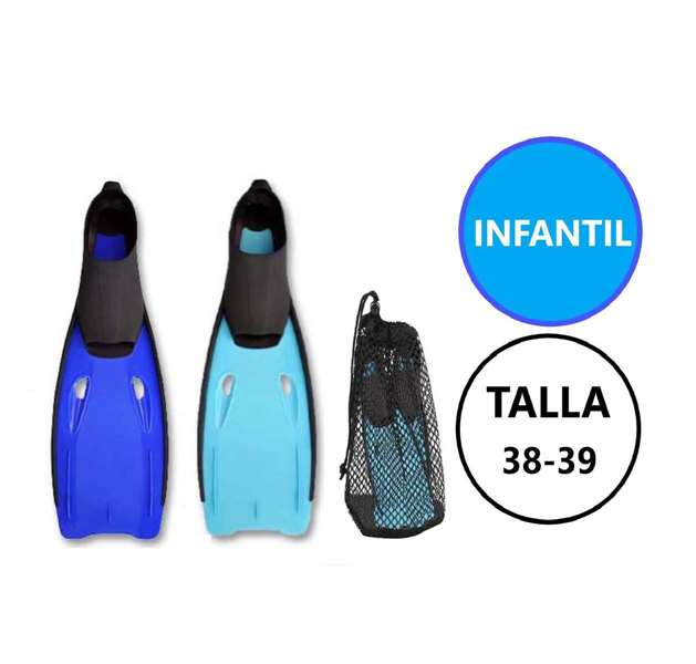Poessa Aletas con Talón Cerrado talla M 38/39 - Modelos surtidos