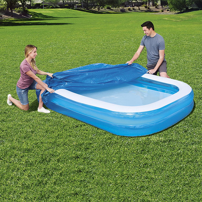 Bestway Cubierta para Piscina Hinchable 295x220 cm Azul