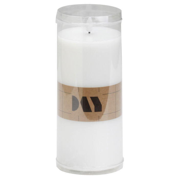 Day Vela Led 3D Luz Blanca Cálida con Temporizador Diámetro 7.5 cm Altura 15 cm