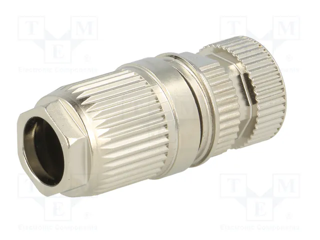HARTING Conector M12 hembra 5 pines recto IP67 63V