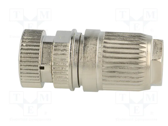HARTING Conector M12 hembra 5 pines recto IP67 63V