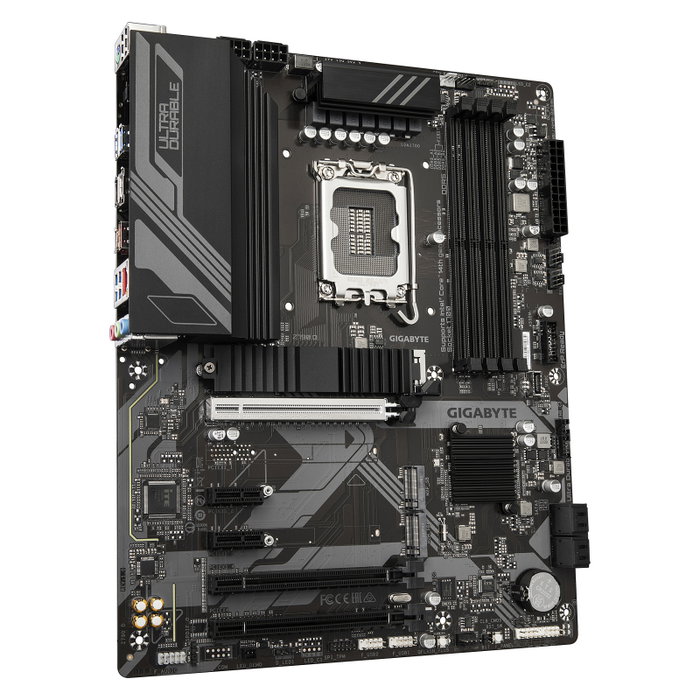 Gigabyte Placa Base GA-Z790 D ATX, Chipset Intel Z790, Socket LGA 1700 para Intel Core de 14a Generacion, 4x Ranuras DDR5 hasta 7600 MHz, 3x M.2 PCIe 4.0, LAN 2.5GbE, Realtek ALC897
