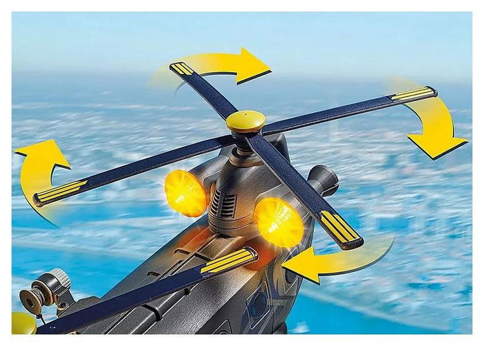 Playmobil Helicóptero de Transporte de Fuerzas Especiales 71149