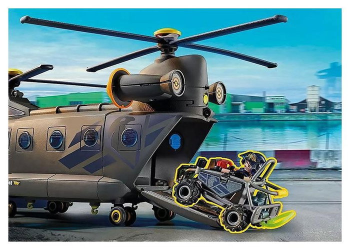 Playmobil Helicóptero de Transporte de Fuerzas Especiales 71149