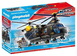 Playmobil Helicóptero de Transporte de Fuerzas Especiales 71149