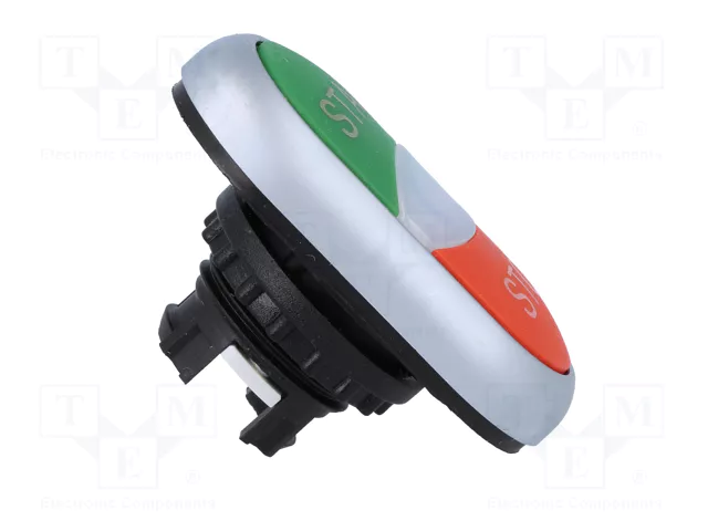 EATON ELECTRIC Interruptor Doble 22mm Rojo/Verde Plano