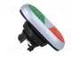 EATON ELECTRIC Interruptor Doble 22mm Rojo/Verde Plano